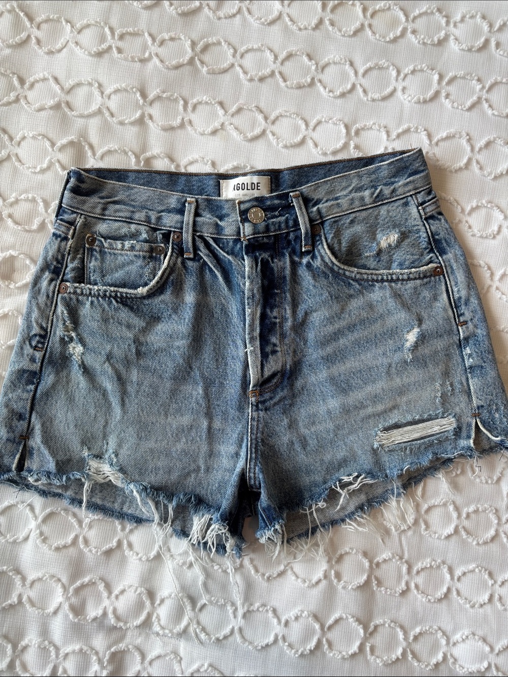 Agolde Jaden High-Rise Jean Shorts